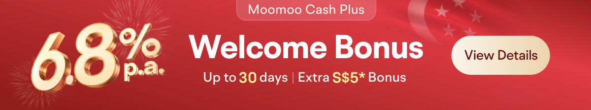 Moomoo Cash Plus 6.8%* p.a.Guaranteed Returns up to 30 days