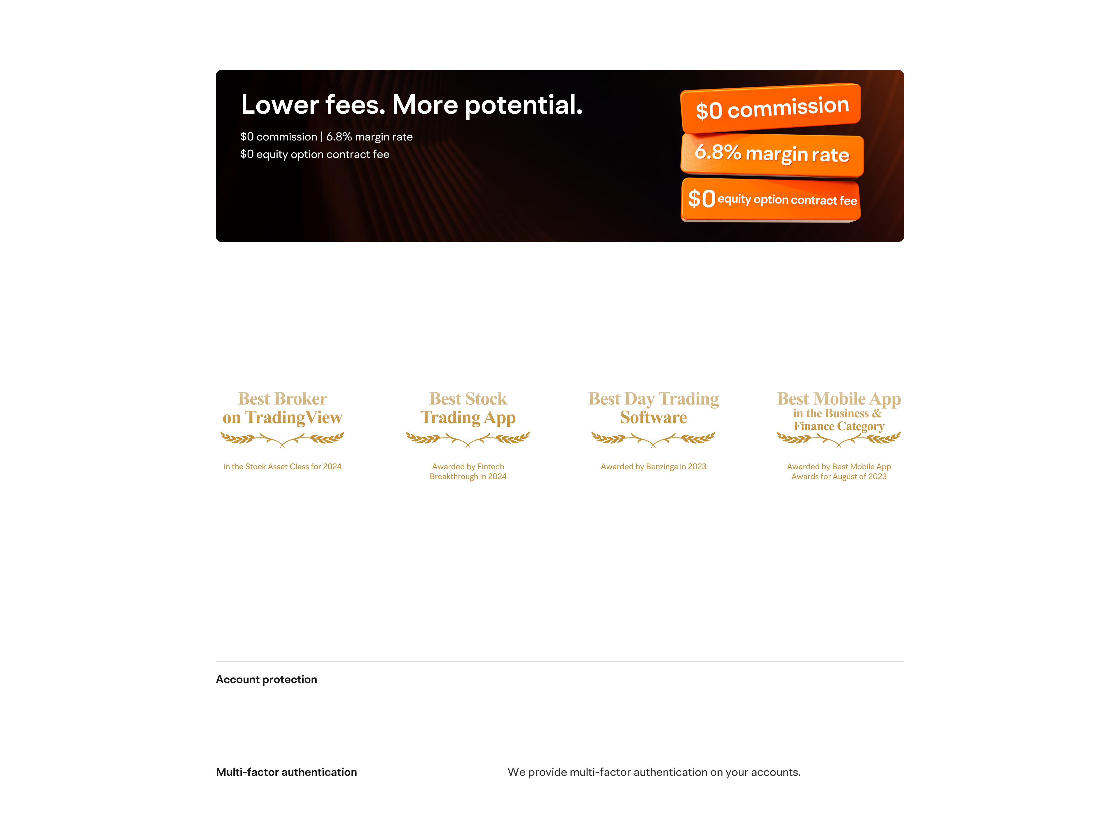 moomoo low fees and awards