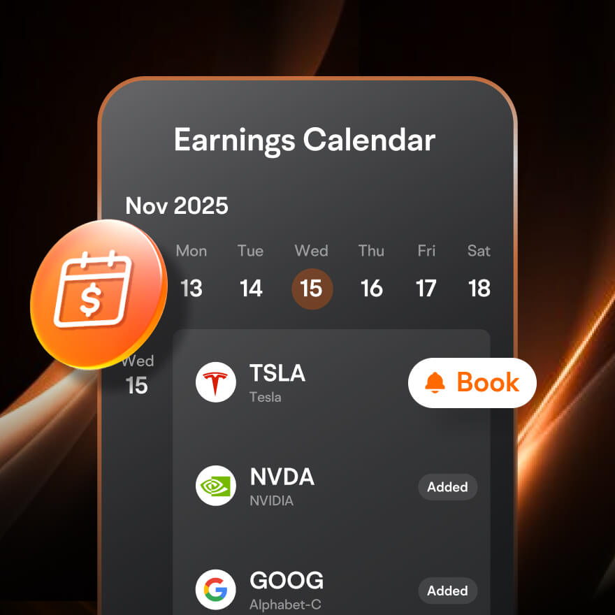 moomoo offers earnings calendars for stock and options trading