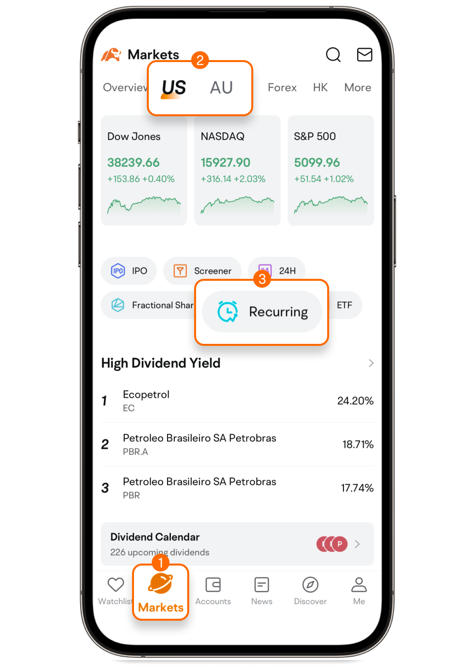 moomoo app setup steps for recurring investments