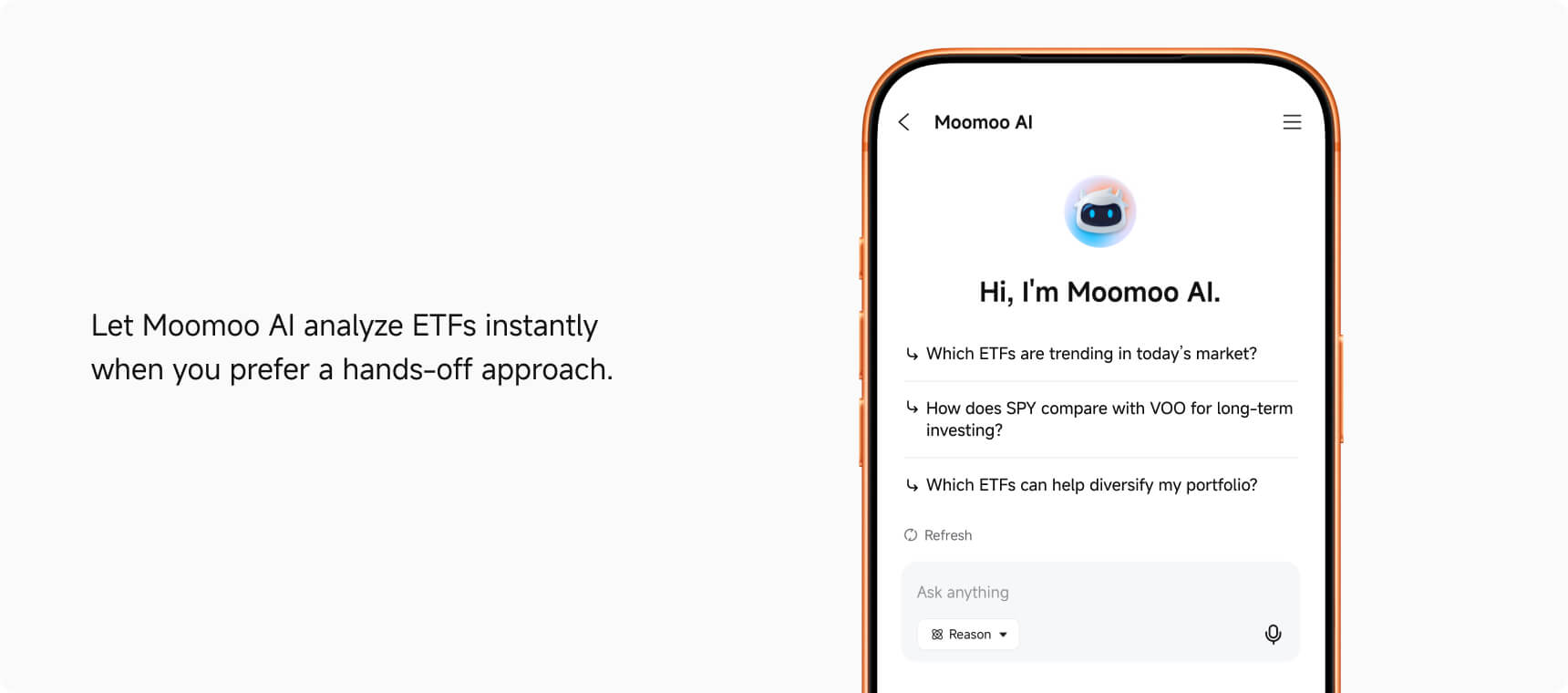 Use Moomoo AI for ETF Investing