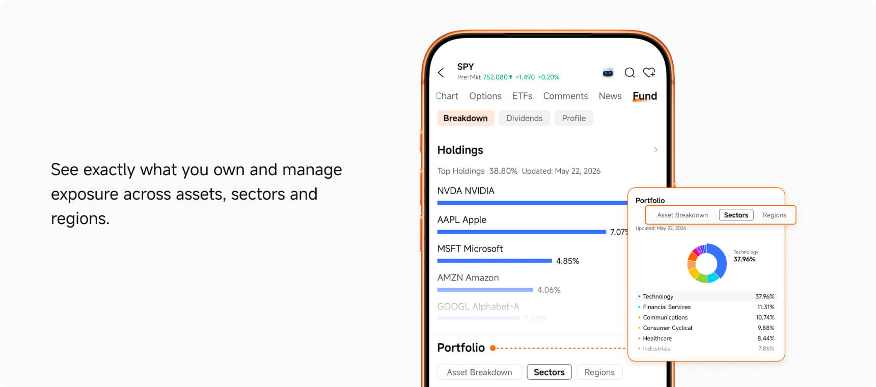 Check ETF holdings