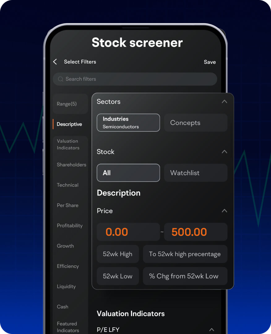 Stock screener - Moomoo Malaysia