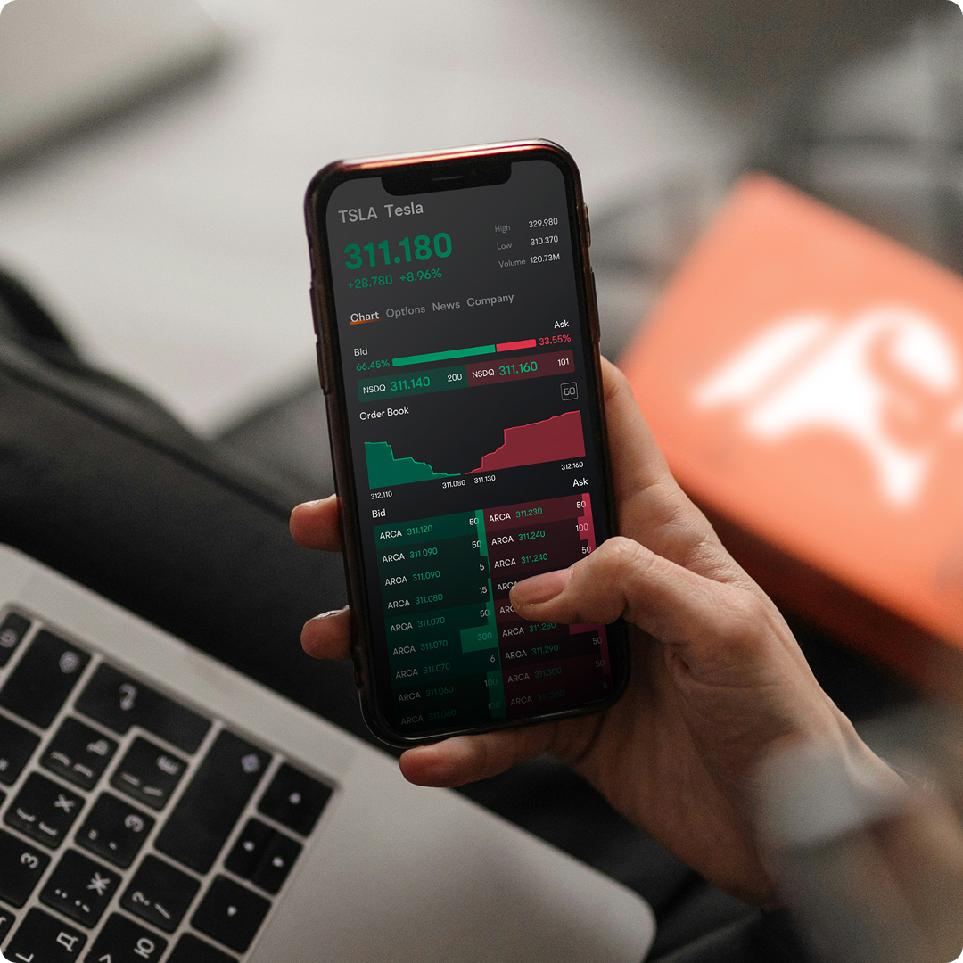 Application de trading mobile moomoo