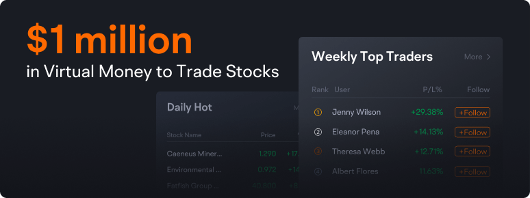 trade stocks using moomoo stock simulator