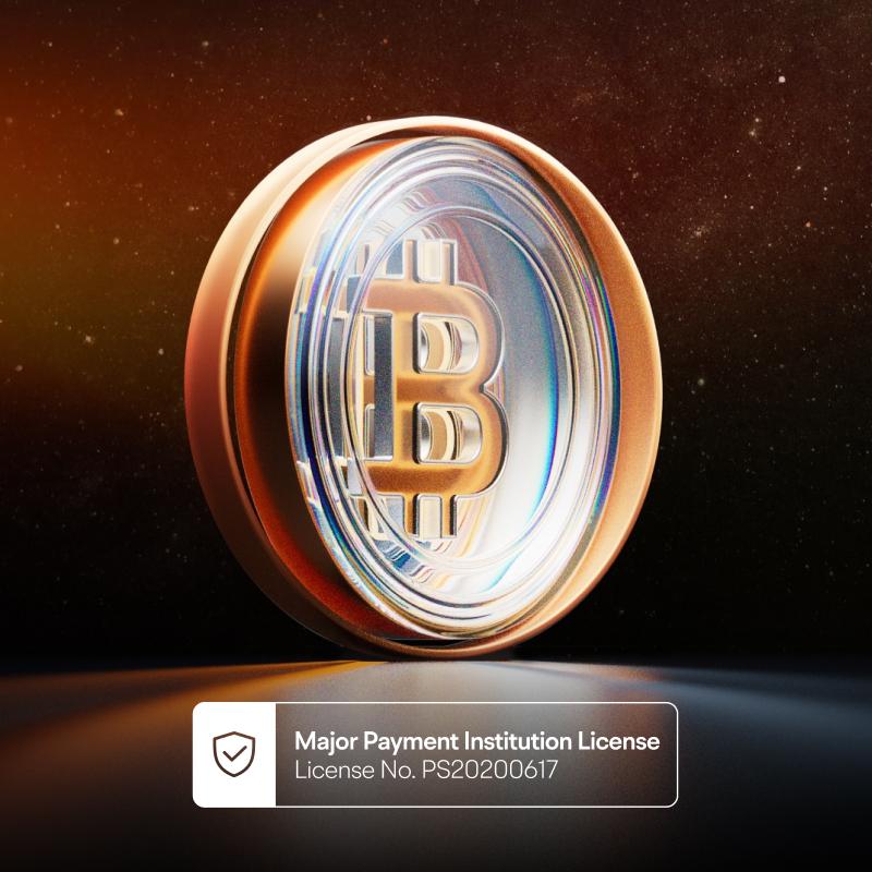 Crypto Major Payment Institution License License No. PS20200617 - Moomoo Singapore