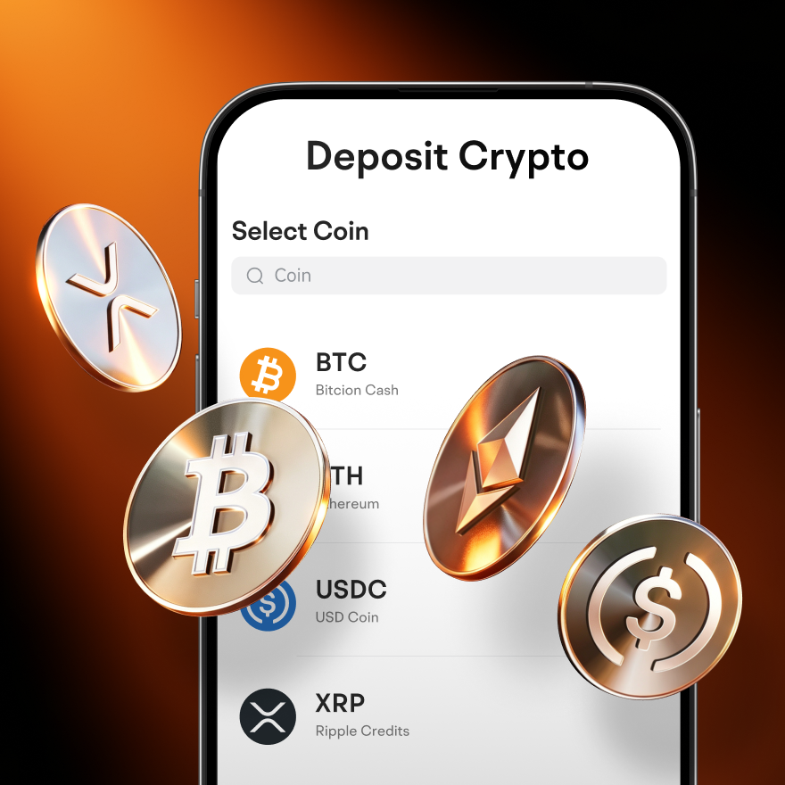 Crypto Deposit Now Available