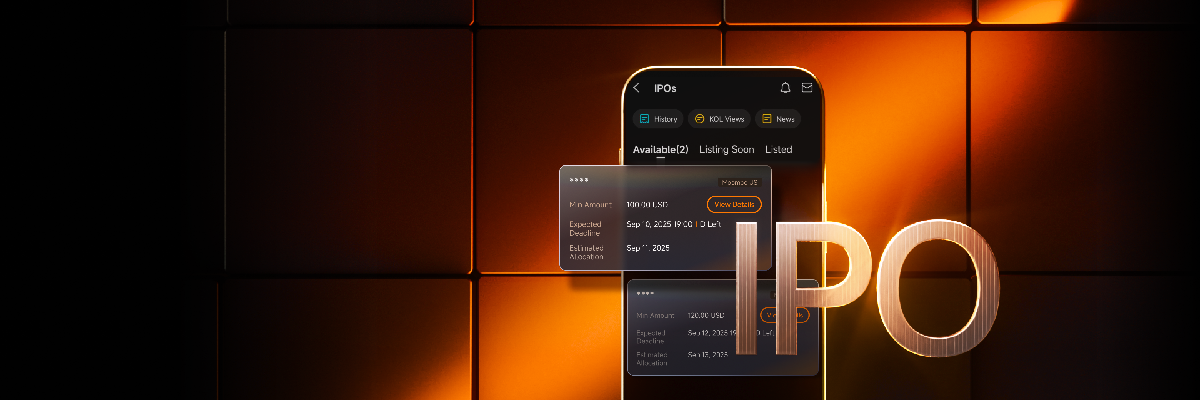 Unlock US IPO Opportunities, $0 Subscription fees—moomoo