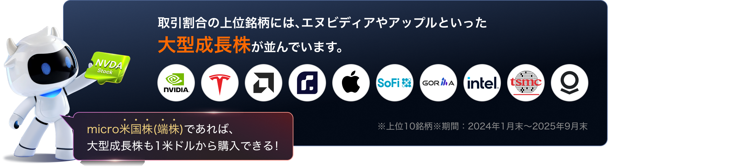 moomoo証券 NISA 大型成長株