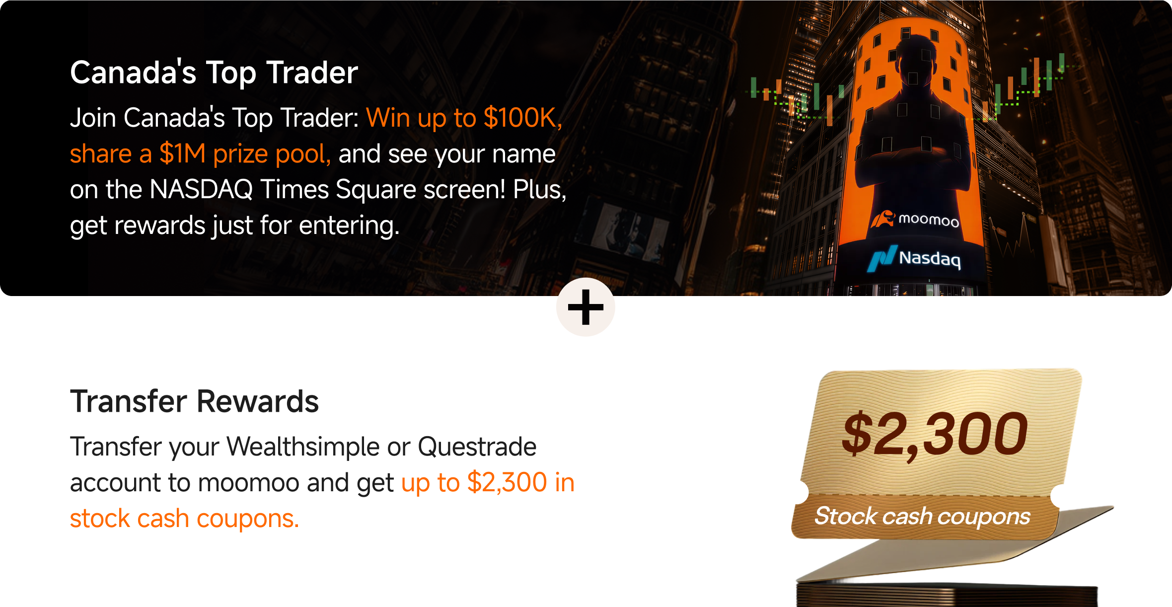 canada's top trader live trading competition and moomoo transfer bonus