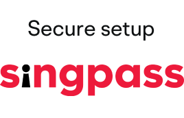 Secure setup singpass - Moomoo Singapore