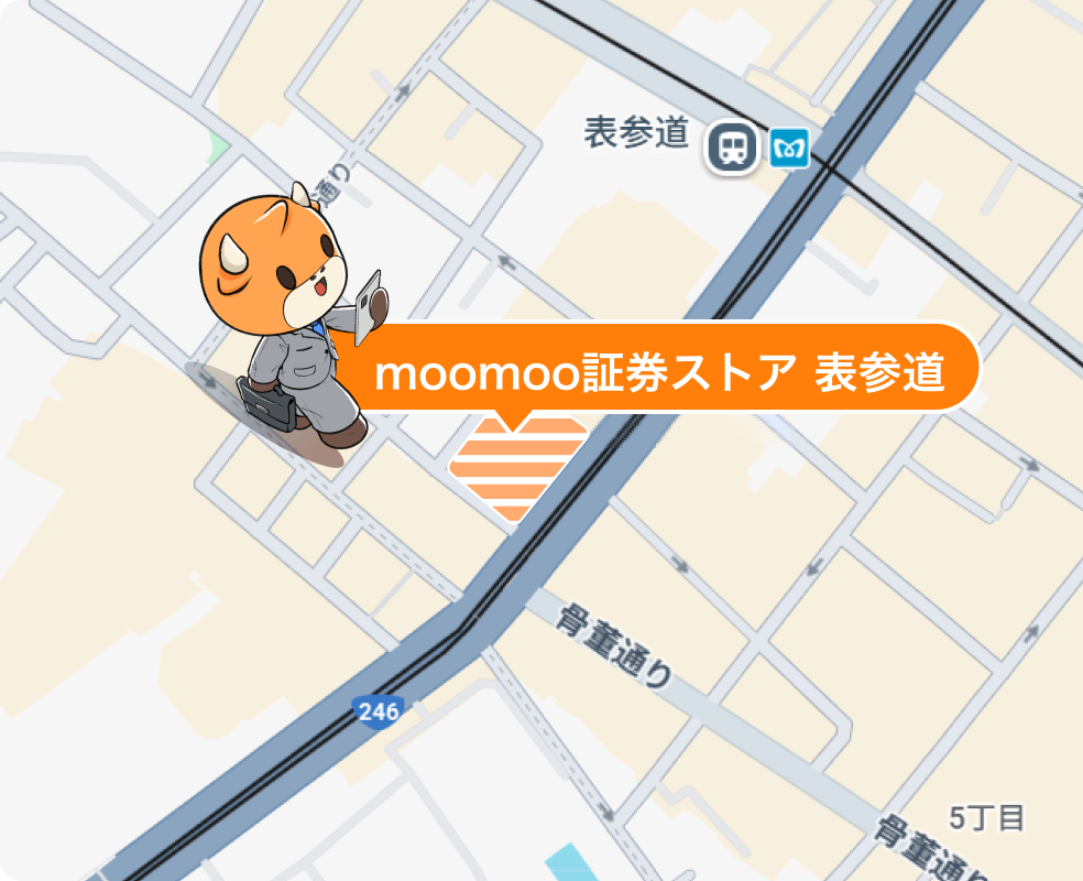 moomoo 証券ストア表参道｜アクセスマップ